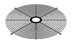 Cód. PCR com flange - A flange é um opcional que pode ser solicitado para todos os modelos de grade.